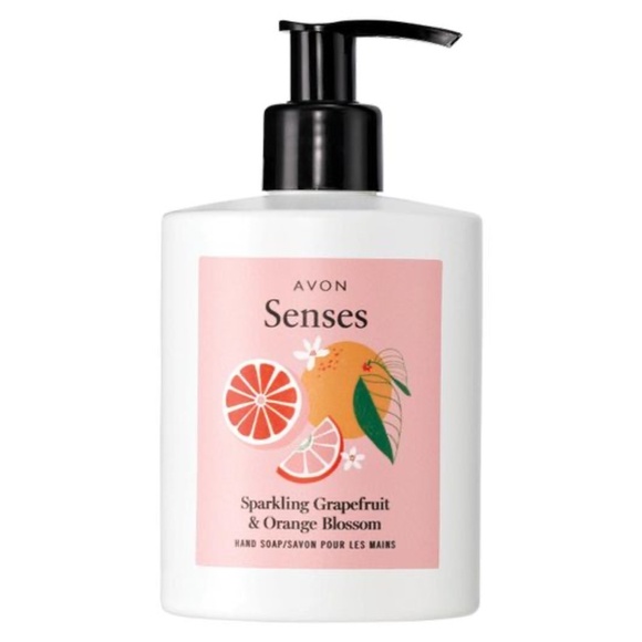 **AVON* Senses Sparkling Grapefruit & Orange Blossom Hand Soap Size 10.1 fl. oz - Picture 1 of 5